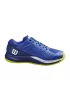 Wilson Rush Pro ACE JR Blue Safety Yellow - junior tennis shoes