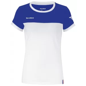 Tecnifibre Girl F1 Stretch Royal Blue - koszulka tenisowa