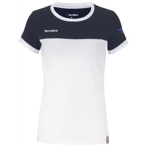 Tecnifibre Girl F1 Stretch Marine Navy - koszulka tenisowa