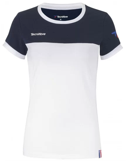 Tecnifibre Girl F1 Stretch Marine Navy - koszulka tenisowa