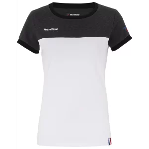 Tecnifibre Girl F1 Stretch Heather Black - koszulka tenisowa