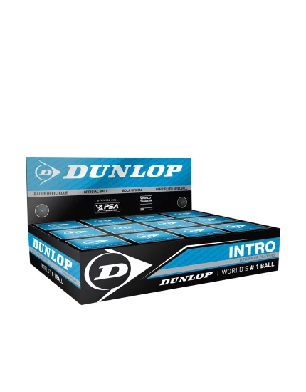 Dunlop Intro (12 pcs.) - squash balls