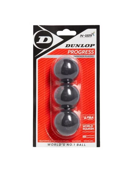 Dunlop Progress (3 pcs.) - squash balls