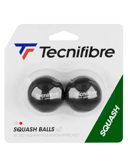 Tecnifibre Squash Balls Red 2 pcs. - squash balls