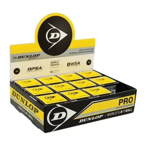 Dunlop Pro Double Yellow (12 pcs.) - squash balls