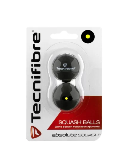 Tecnifibre Squash Balls Double Yellow 2 - squash balls