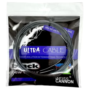 Weiss Cannon Ultra Cable Black - tennis string