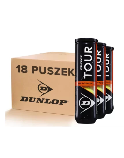 Dunlop Tour (4 pcs.) - 18 cans of tennis balls