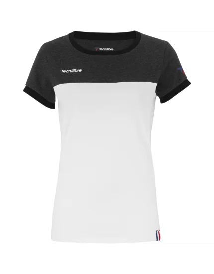 Tecnifibre Lady F1 Stretch Black - women tennis tshirt