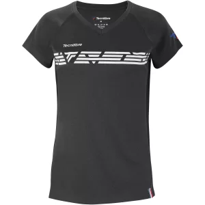 Tecnifibre Lady F2 Airmesh Black - women tennis tshirt