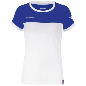 Tecnifibre Lady F1 Stretch Royal Blue - koszulka tenisowa