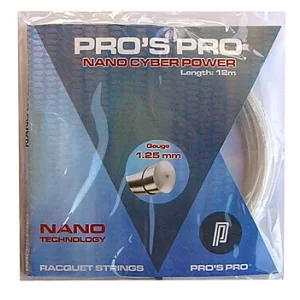 Pro's Pro Nano Cyber Power White - tennis string