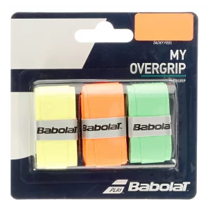 Babolat My Overgrip Yellow Fluo Orange Green 3 Pack - overgrips