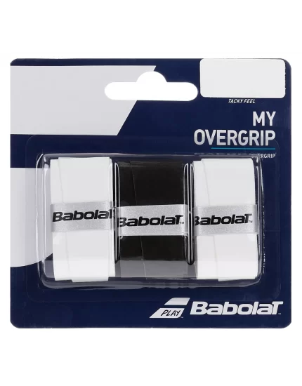 Babolat My Overgrip Black White 3 pcs. - overgrip