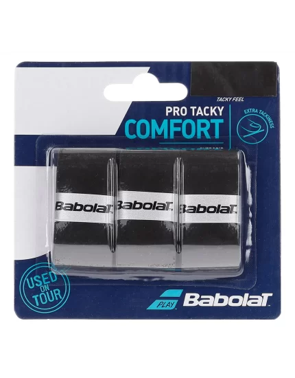 Babolat Pro Tacky Black 3 Pack - overgrip