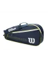 Wilson Junior 3 Pack Navy, White, Lime - tennis bag