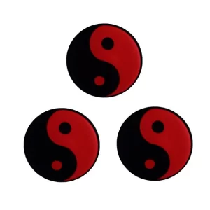 Pro's Pro Tai Chi Damp Black Red 3 Pack - vibration dampers