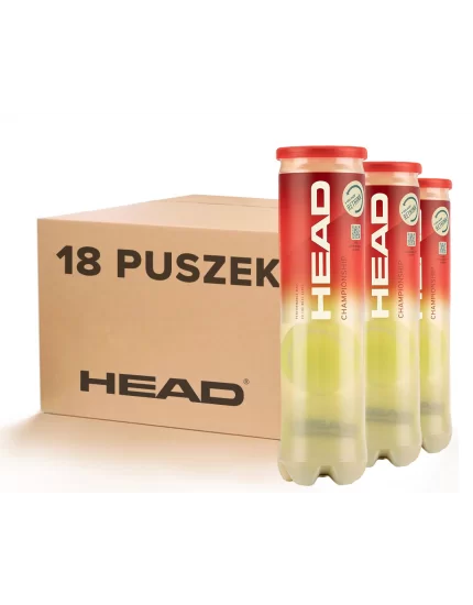 Head Championship (4 szt.) - 18 cans of tennis balls