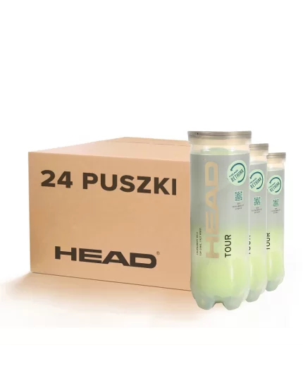 Head Tour (3 pcs.) - 24 cans of tennis balls
