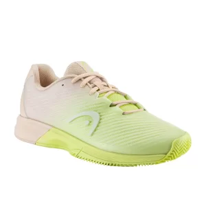 Head Revolt Pro 4.0 Clay Macadamia Lime - womens tennis shoes