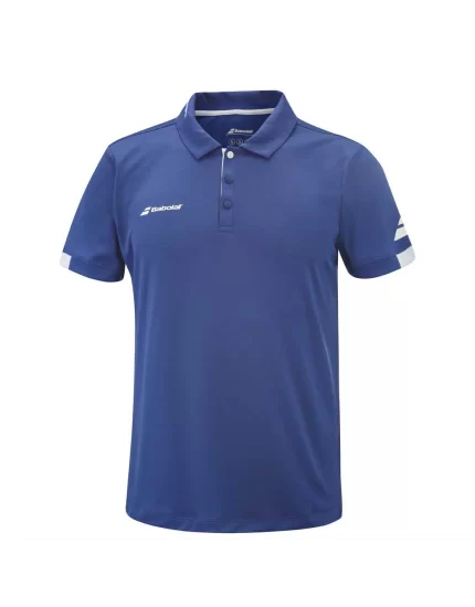 Babolat Play Polo Boy Blue 2024 - boy tennis shirt