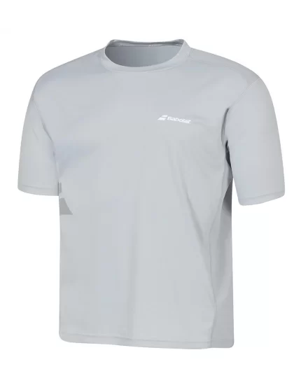Babolat T-Shirt Flag Core Boy Grey - koszulka tenisowa chłopięca