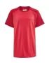 Babolat Play Crew Neck Tee Boy Tomato Red - boy tennis t-shirt