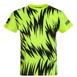 Hydrogen Junior Scratch Tech Tee Fluo Yellow - T-Shirt