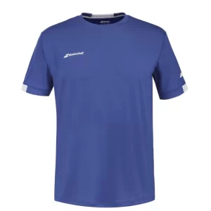 Babolat Play Crew Neck Tee Boy Blue - boy tennis t-shirt