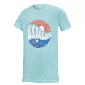 Babolat Vintage Tee Boy light blue - boy's t-shirt