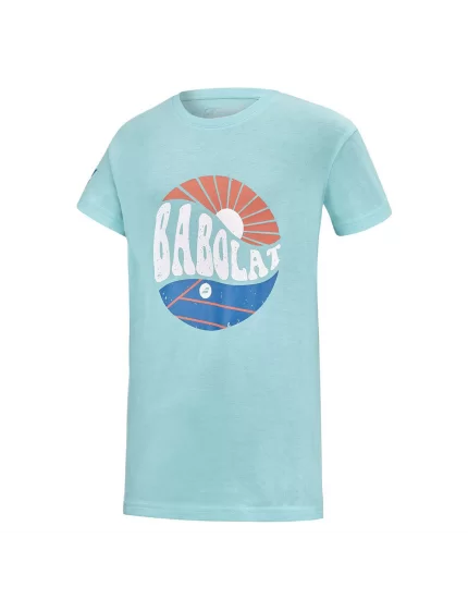 Babolat Vintage Tee Boy light blue - boy's t-shirt
