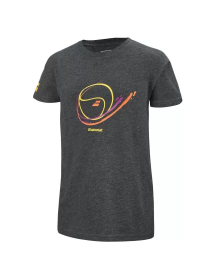 Babolat Vintage Tee Boy dark grey - boy's t-shirt
