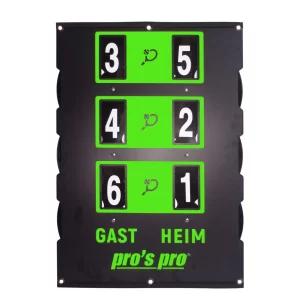 Pro's Pro Tennis Scorrer Neon Green 82 x 58