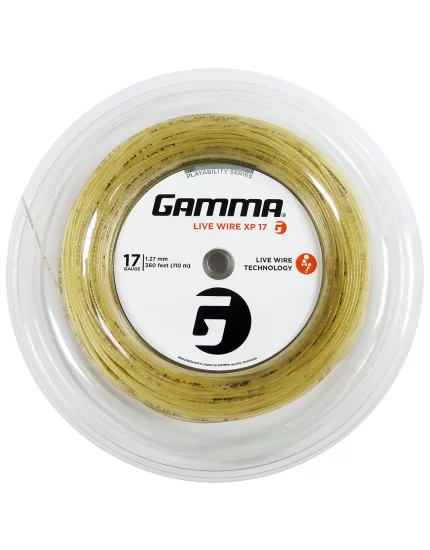 Gamma Live Wire XP Natural 110m - tennis string