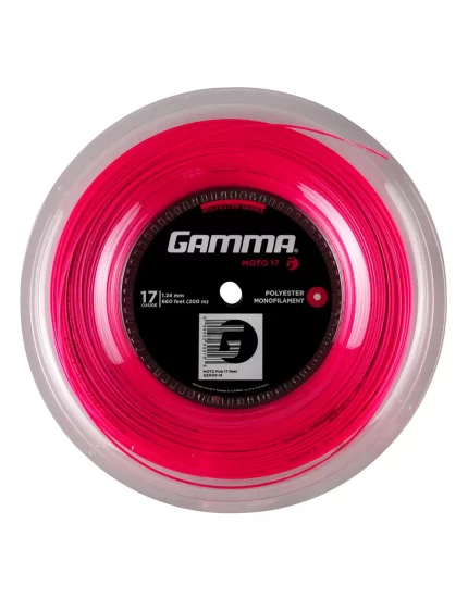 Gamma Moto Pink 200m - tennis string