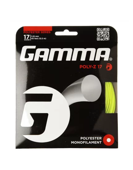Gamma Poly-Z Black 200m - tennis string