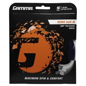 Gamma Verve Soft Blue Black - tennis string