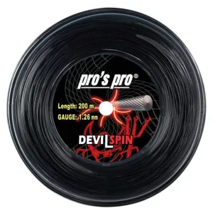Pro's Pro Devil Spin Black 200m - tennis string