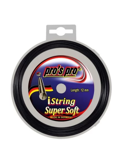 Pro's Pro iString Super Soft Black - tennis string