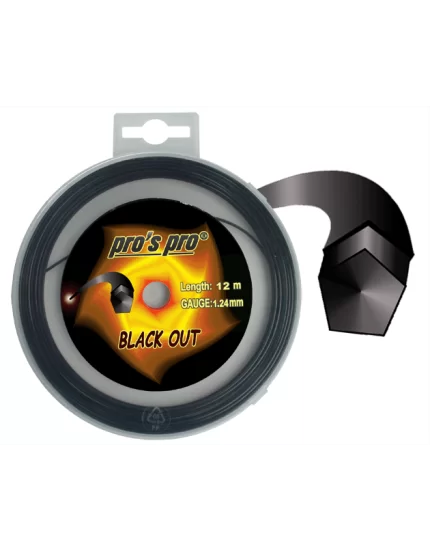 Pro's Pro Black Out - tennis string