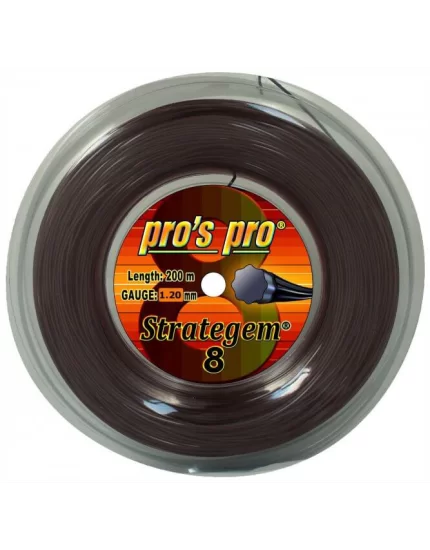 Pro's Pro Strategem 8 Black 200m - tennis string
