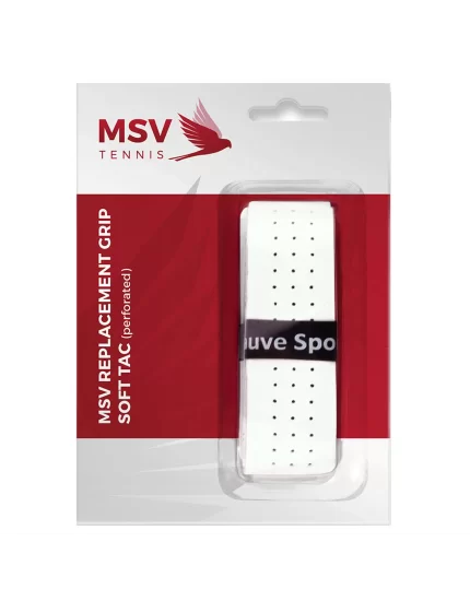 MSV Soft Tac Perforated White - replacement grip