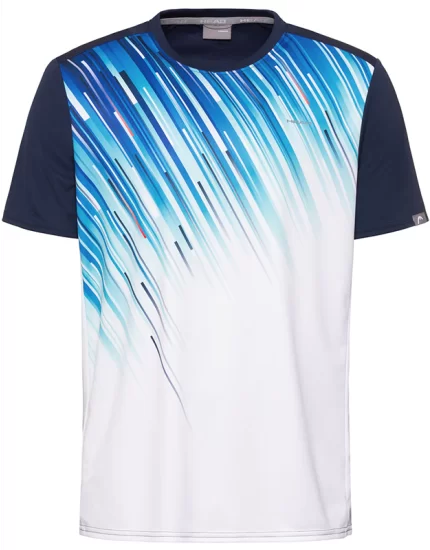 Head Slider T-Shirt B Dark Blue Royal Blue - tennis t-shirt