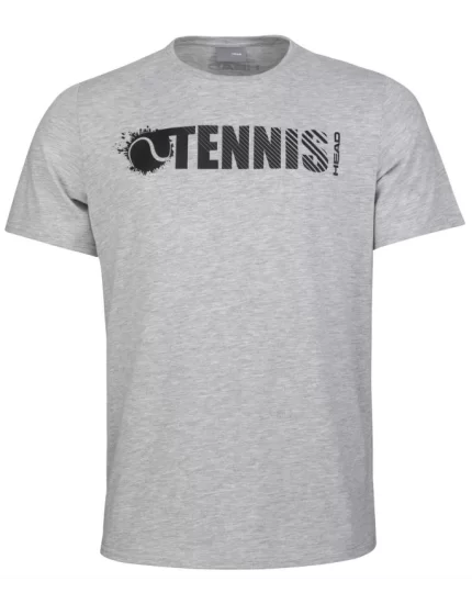 Head FONT T-Shirt B Grey Melange