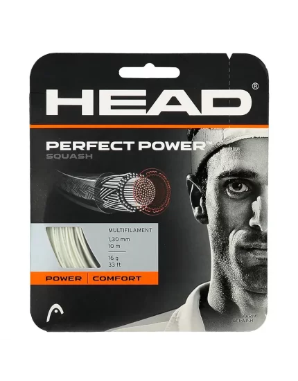 Head Perfect Power Squash White - squash string