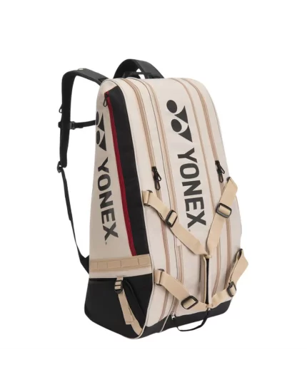 Yonex Gearlogic Racquet Bag 9 Beige - tennis bag