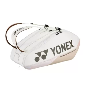 Yonex Pro Racquet Bag 9 Sand Beige - tennis racket bag