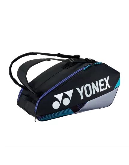 Yonex Pro Racquet Bag 6 Black Silver - tennis bag