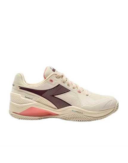 Diadora Blushield Torneo 3 W Clay Whisper White - tennis shoes