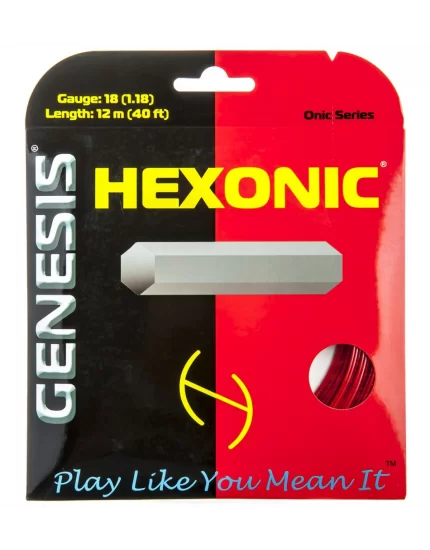 Genesis Hexonic Red - tennis string